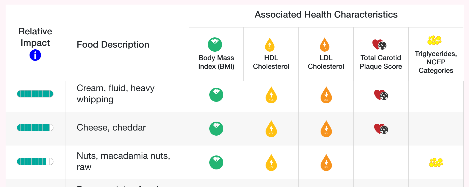 Foods Report Example